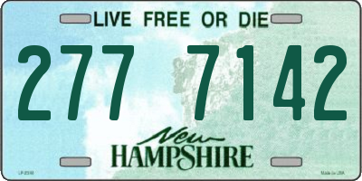 NH license plate 2777142