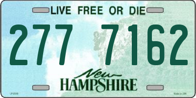 NH license plate 2777162