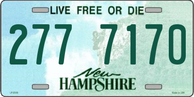 NH license plate 2777170