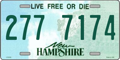 NH license plate 2777174