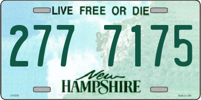 NH license plate 2777175