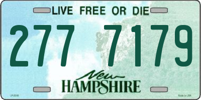 NH license plate 2777179