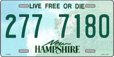 NH license plate 2777180