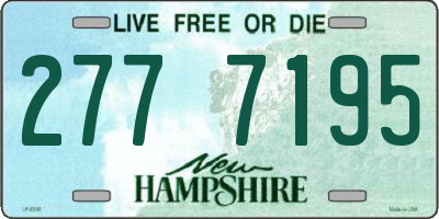 NH license plate 2777195