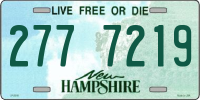 NH license plate 2777219