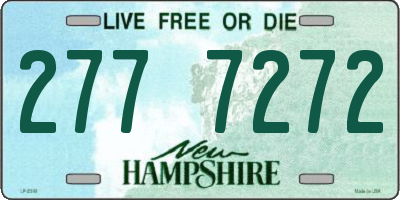 NH license plate 2777272