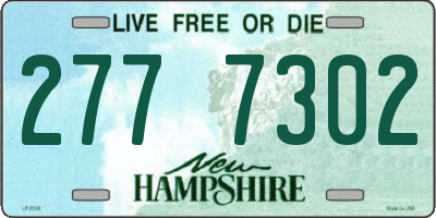 NH license plate 2777302