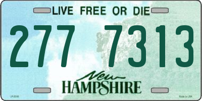 NH license plate 2777313