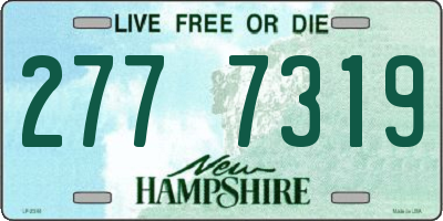 NH license plate 2777319