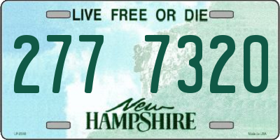 NH license plate 2777320