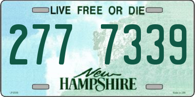 NH license plate 2777339