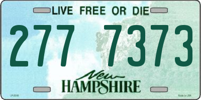 NH license plate 2777373