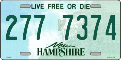 NH license plate 2777374