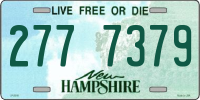 NH license plate 2777379
