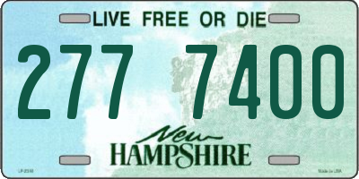 NH license plate 2777400
