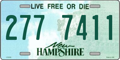 NH license plate 2777411