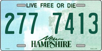 NH license plate 2777413
