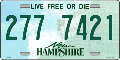 NH license plate 2777421