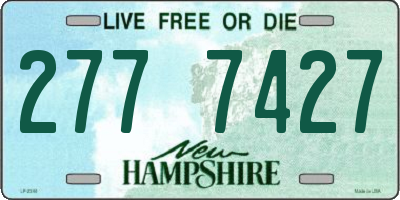 NH license plate 2777427