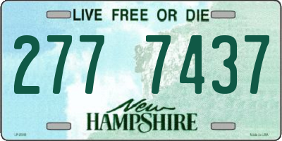 NH license plate 2777437