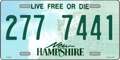 NH license plate 2777441