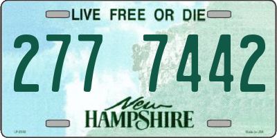 NH license plate 2777442