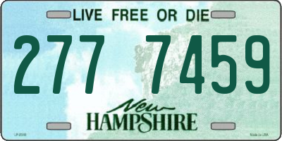 NH license plate 2777459