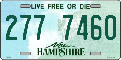 NH license plate 2777460