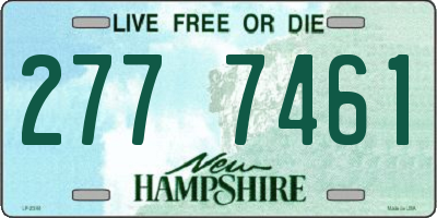 NH license plate 2777461