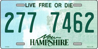 NH license plate 2777462