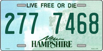 NH license plate 2777468