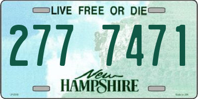 NH license plate 2777471