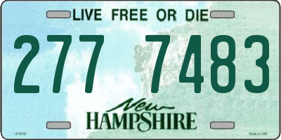 NH license plate 2777483
