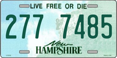 NH license plate 2777485
