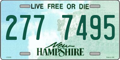 NH license plate 2777495