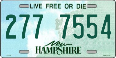 NH license plate 2777554