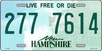 NH license plate 2777614