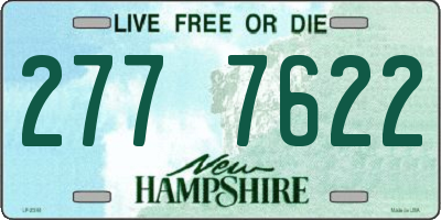 NH license plate 2777622