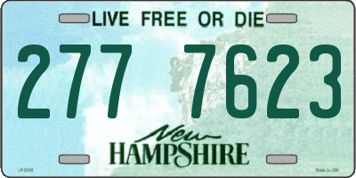 NH license plate 2777623