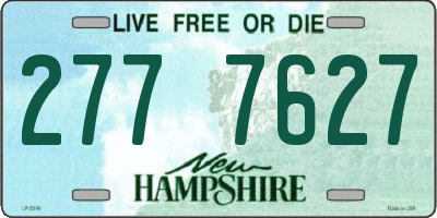 NH license plate 2777627