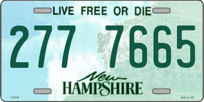 NH license plate 2777665