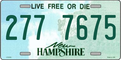 NH license plate 2777675