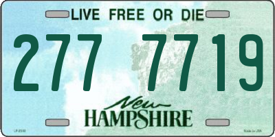 NH license plate 2777719