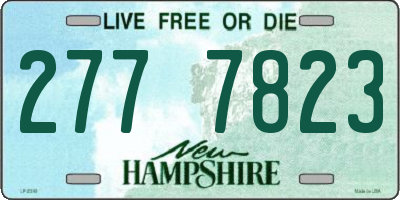 NH license plate 2777823