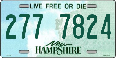 NH license plate 2777824