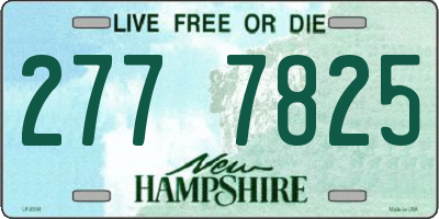 NH license plate 2777825