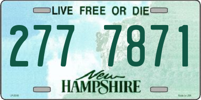 NH license plate 2777871