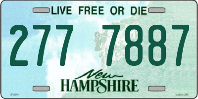NH license plate 2777887