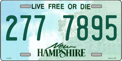 NH license plate 2777895