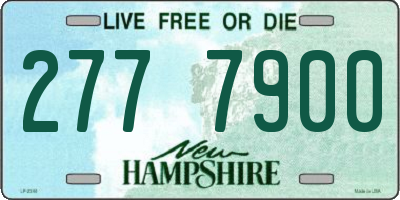 NH license plate 2777900